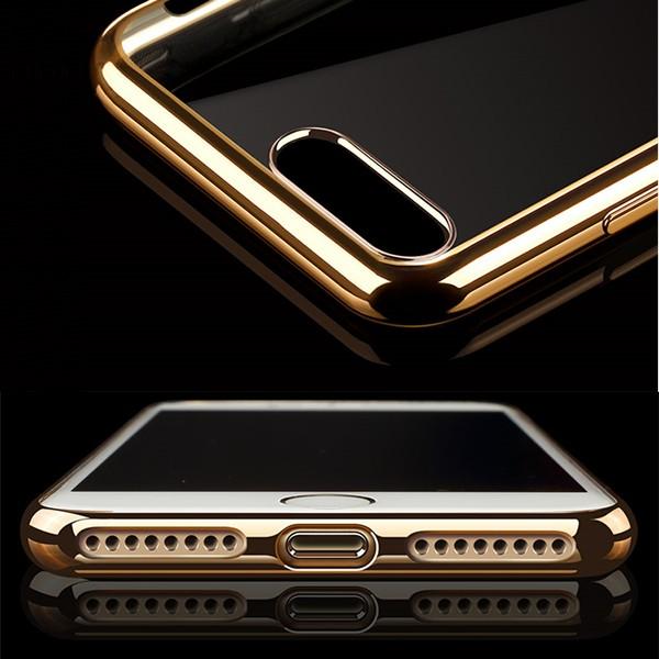 iPhone 7 / iPhone 8 / iPhone 7 Plus / 8 Plus / iPhone SE 2020 2022裏面用ケース メッキ加工 TPU 全5色 (iPhone7 iPhone8 SE2 カバー Case) | iPhone 8 | 03