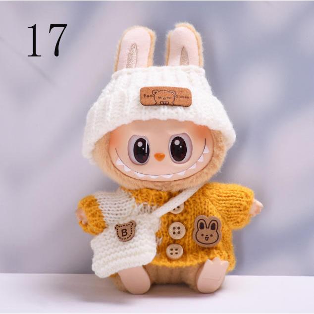 新品 20色 THE MONSTERS Exciting Macaron ぬいぐるみ用服 LABUBU