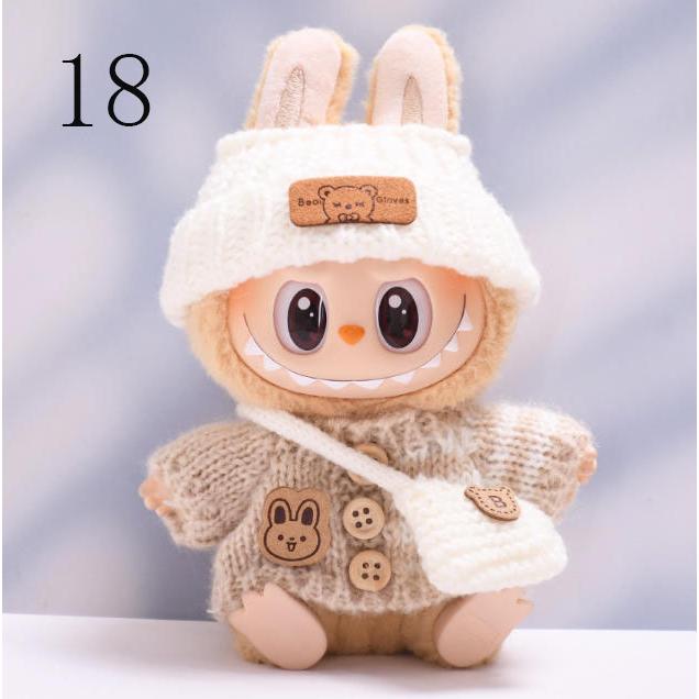 新品 20色 THE MONSTERS Exciting Macaron ぬいぐるみ用服 LABUBU