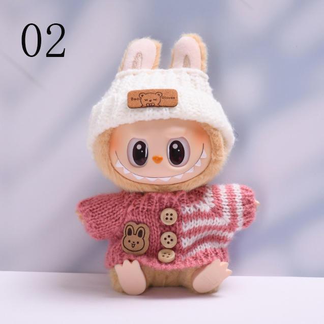 新品 20色 THE MONSTERS Exciting Macaron ぬいぐるみ用服 LABUBU