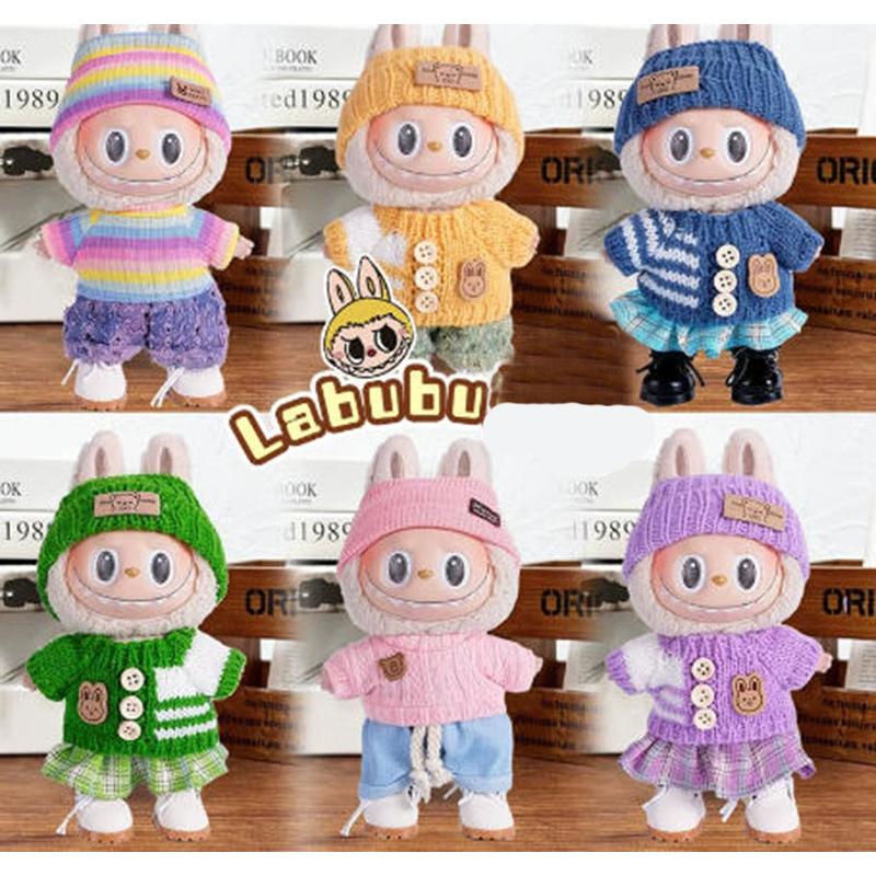 新品 14色 THE MONSTERS Exciting Macaron ぬいぐるみ用服 LABUBU ぬいぐるみは別売り |  | 01