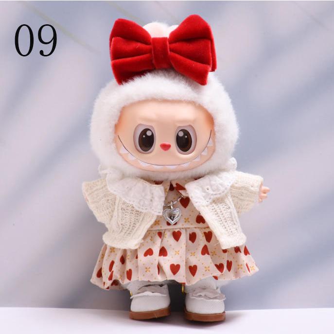 新品 10色 THE MONSTERS Exciting Macaron ぬいぐるみ用服 LABUBU