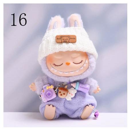 labhbu ぬいぐるみセット 新品 20色 THE MONSTERS Exciting Macaron ぬいぐるみ用服 LABUBU