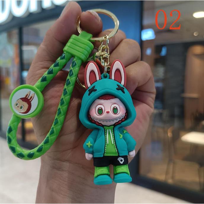 らぶぶ Labubu キーホルダー ブラン 大人気 可爱い ラブブ キーリング ラブブ キーリング(ブラウン) らぶぶ Labubu キーホルダー