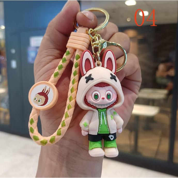 らぶぶ Labubu キーホルダー ブラン 大人気 可爱い ラブブ キーリング ラブブ キーリング(ブラウン) らぶぶ Labubu キーホルダー