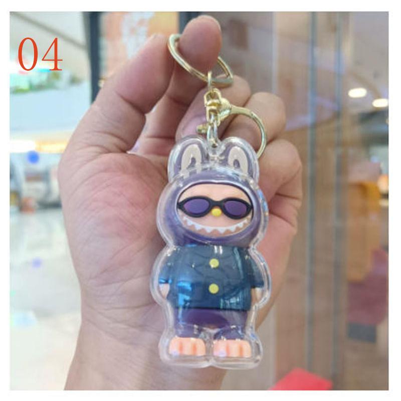 6色 2025新品 labubuラブブ キーホルダー ラバーキー キーリング キーチャーム バッグチャーム キャラクター チャーム 可愛い かわいい |  | 04