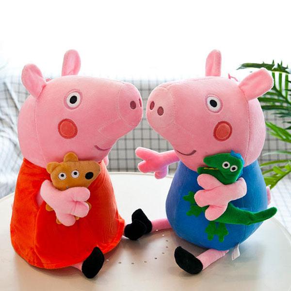 ぬいぐるみ ペッパピッグ Peppa Pig ベビー ピンク ブルー キーホルダー ストラップ ピッグ シリコン キャラクターグッズ グッズ 30CM 40CM 50CM 65CM 80CM |  | 01