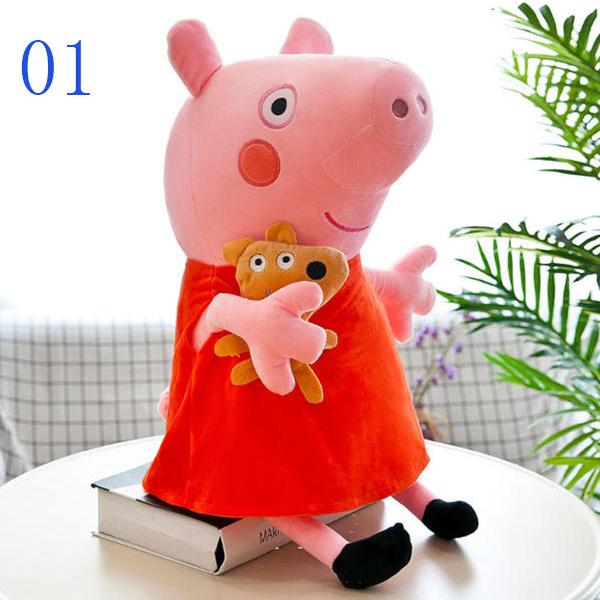 ぬいぐるみ ペッパピッグ Peppa Pig ベビー ピンク ブルー キーホルダー ストラップ ピッグ シリコン キャラクターグッズ グッズ 30CM 40CM 50CM 65CM 80CM |  | 02