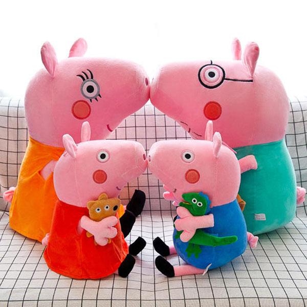 ぬいぐるみ ペッパピッグ Peppa Pig ベビー ピンク ブルー キーホルダー ストラップ ピッグ シリコン キャラクターグッズ グッズ 30CM 40CM 50CM 65CM 80CM |  | 06