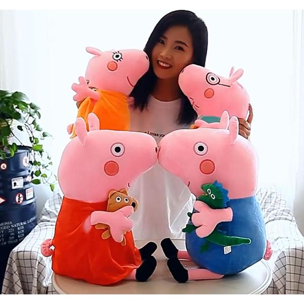 ぬいぐるみ ペッパピッグ Peppa Pig ベビー ピンク ブルー キーホルダー ストラップ ピッグ シリコン キャラクターグッズ グッズ 30CM 40CM 50CM 65CM 80CM |  | 07