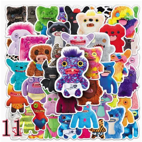 8デザイン ラブブ ステッカー 2PCS 100枚入 防水シールlabubu Q版 アニメ キャラクター 周辺 萌えグッズ 手帳 シール 装飾品 かわいい 漫画 DIYステッカー 人気 |  | 15