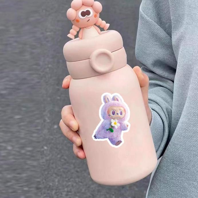 ラブブ ステッカー2PCS 100枚入 防水シールlabubu Q版 アニメ キャラクター 周辺 萌えグッズ 手帳 シール 装飾品 かわいい 漫画 DIYステッカー 人気 |  | 02