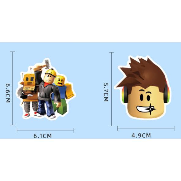 ROBLOX ステッカー2PCS 100枚入 防水シール Q版 アニメ キャラクター