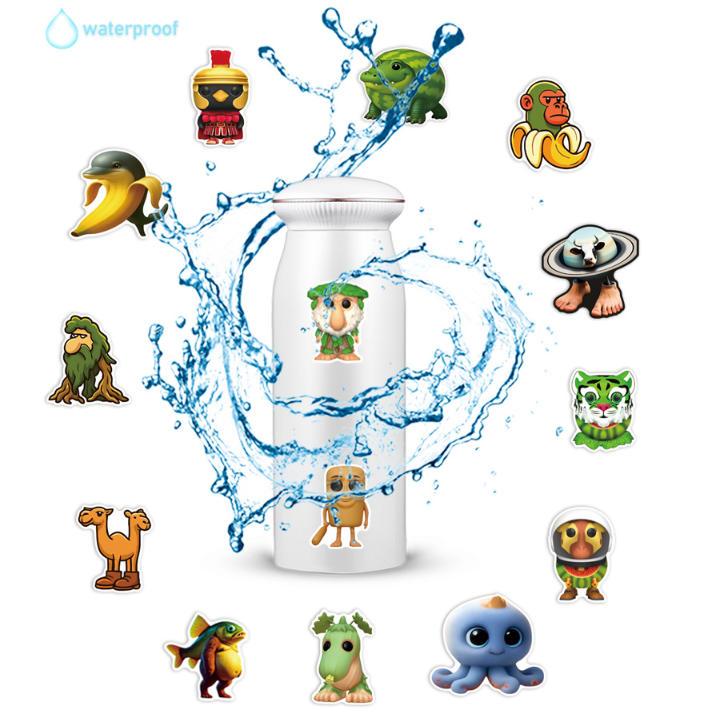 Tung Tung Tung Sahur ステッカー2PCS 100枚入 防水シール  Q版 アニメ キャラクター 周辺 萌えグッズ 手帳 シール 装飾品 かわいい 漫画 DIYステッカー 人気 |  | 06