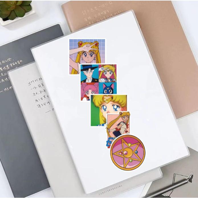 美少女戦士セーラームーン ステッカー2PCS 100枚入 防水シール アニメ キャラクター 周辺 萌えグッズ 手帳 シール 装飾品 かわいい 漫画 DIYステッカー 人気 |  | 04