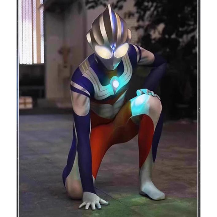 2025 新品 2色 ウルトラマンティガ風全身タイツコスプレ衣装子供成人 キッズ 大人ハロウィンコスチュームパーティー仮装演出道具Halloween特集 |  | 16