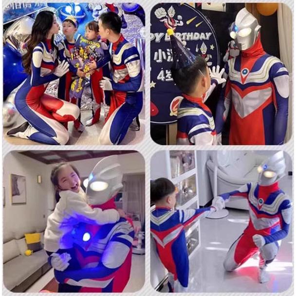 ウルトラマンティガ風全身タイツコスプレ衣装子供成人 キッズ 大人ハロウィンコスチュームパーティー仮装演出道具Halloween特集 |  | 14