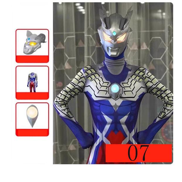 ウルトラマンティガ風全身タイツコスプレ衣装子供成人 キッズ 大人ハロウィンコスチュームパーティー仮装演出道具Halloween特集 |  | 07