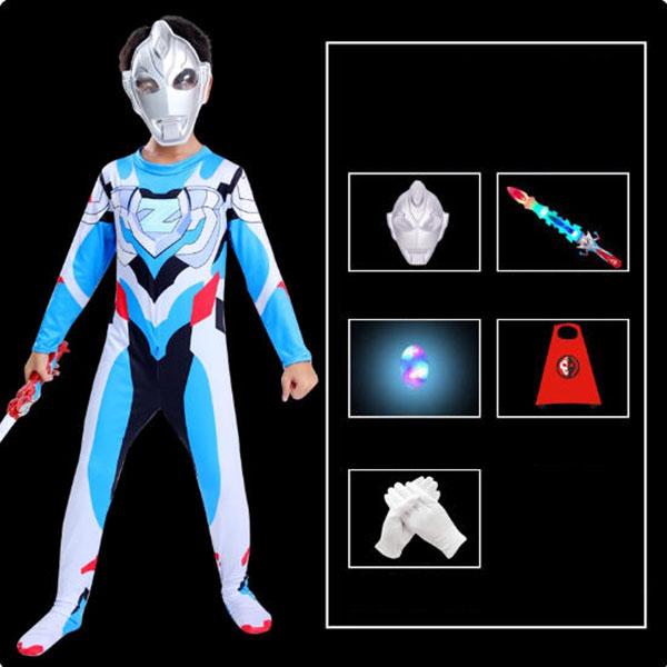 ウルトラマンティガ風全身タイツコスプレ衣装子供成人 キッズ 大人ハロウィンコスチュームパーティー仮装演出道具Halloween特集 |  | 10