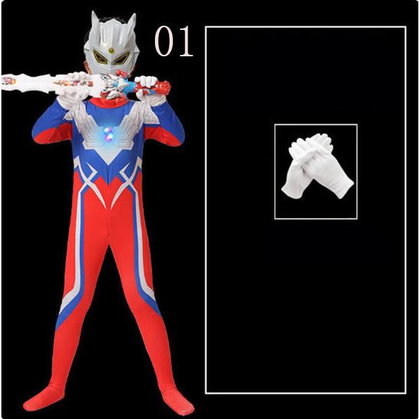 ウルトラマンティガ風全身タイツコスプレ衣装子供成人 キッズ 大人