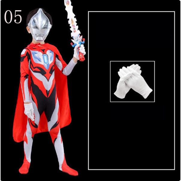 ウルトラマンティガ風全身タイツコスプレ衣装子供成人 キッズ 大人ハロウィンコスチュームパーティー仮装演出道具Halloween特集 |  | 05