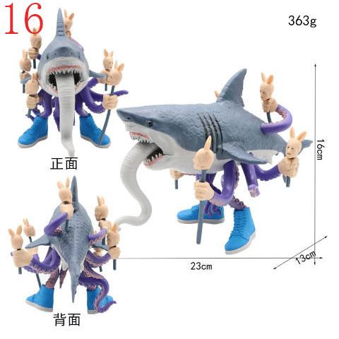 トゥントゥントゥンサフール ブロック 積み木 トララレロ・トララ ネットミーム イタリアンブレインロット おもちゃ キャラクター フィギュア プラモデ |  | 16