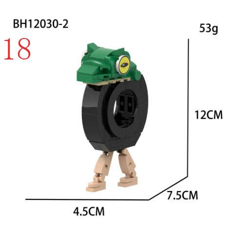 トゥントゥントゥンサフール ブロック 積み木 トララレロ・トララ ネットミーム イタリアンブレインロット おもちゃ キャラクター フィギュア プラモデ |  | 18