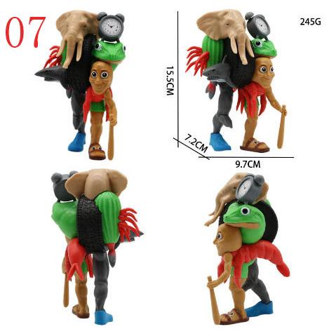 トゥントゥントゥンサフール ブロック 積み木 トララレロ・トララ ネットミーム イタリアンブレインロット おもちゃ キャラクター フィギュア プラモデ |  | 07