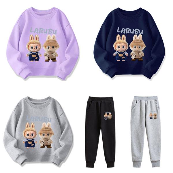 10色 新品 ラブブ 子供成人服 長袖 パーカー labubu 春 秋 冬 アイテム トップス 男の子 女の子 丸い襟 可愛い キッズ グッズ 子供服 誕生日 グッズ プレゼント | 