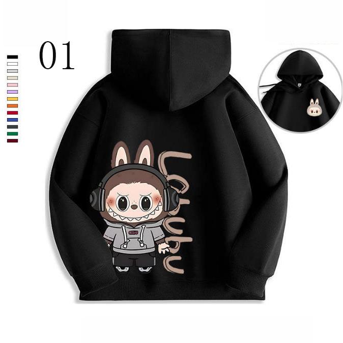 10色 新品 ラブブ 子供服 長袖 パーカー labubu 春 秋 冬 アイテム トップス 男の子 女の子  可愛い キッズ グッズ 子供服 誕生日 グッズ プレゼント110-160 |  | 01
