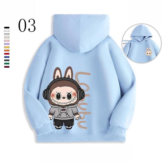 10色 新品 ラブブ 子供服 長袖 パーカー labubu 春 秋 冬 アイテム トップス 男の子 女の子  可愛い キッズ グッズ 子供服 誕生日 グッズ プレゼント110-160 |  | 03