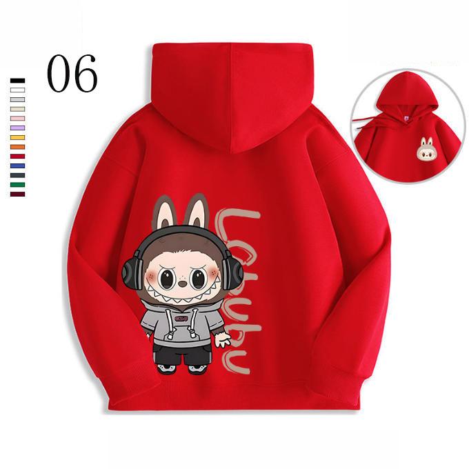 10色 新品 ラブブ 子供服 長袖 パーカー labubu 春 秋 冬 アイテム トップス 男の子 女の子  可愛い キッズ グッズ 子供服 誕生日 グッズ プレゼント110-160 |  | 06