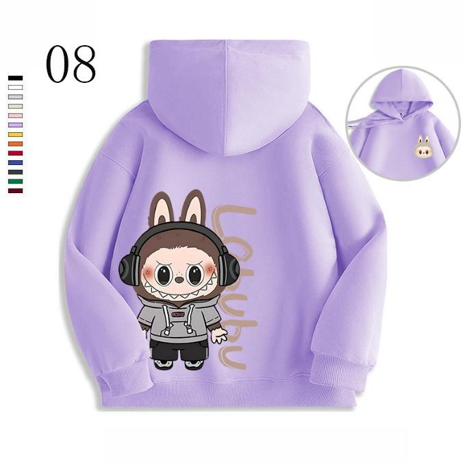 10色 新品 ラブブ 子供服 長袖 パーカー labubu 春 秋 冬 アイテム トップス 男の子 女の子  可愛い キッズ グッズ 子供服 誕生日 グッズ プレゼント110-160 |  | 08