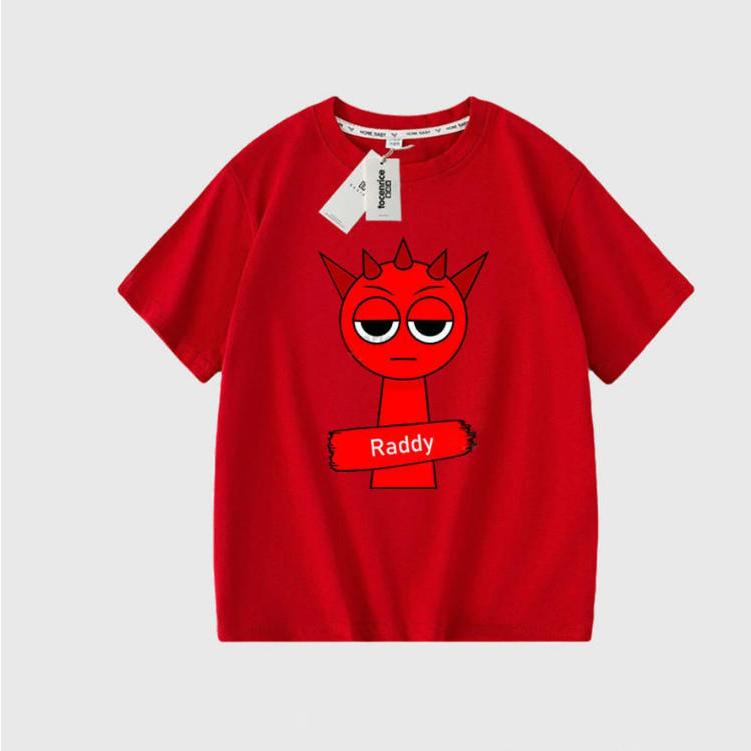 スプランキー Sprunki 子供服 半袖Tシャツ 男の子 女の子 子ども服 小学生 誕生日用品 家族服ー 感謝祭の日 子供へのギフト スマスギフトトップス |  | 01