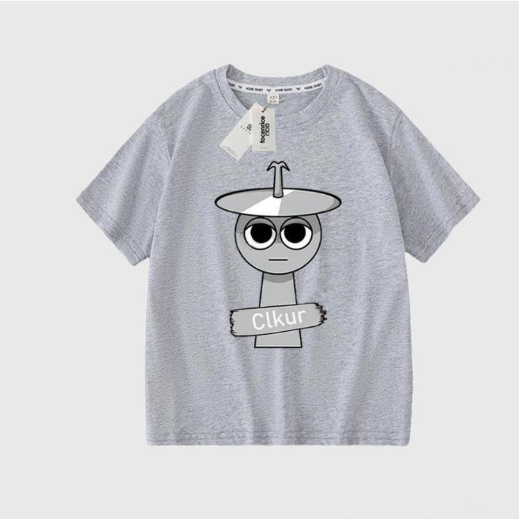 スプランキー Sprunki 子供服 半袖Tシャツ 男の子 女の子 子ども服 小学生 誕生日用品 家族服ー 感謝祭の日 子供へのギフト スマスギフトトップス |  | 02