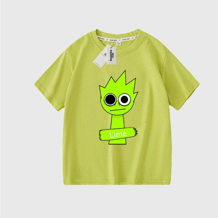 スプランキー Sprunki 子供服 半袖Tシャツ 男の子 女の子 子ども服 小学生 誕生日用品 家族服ー 感謝祭の日 子供へのギフト スマスギフトトップス |  | 04