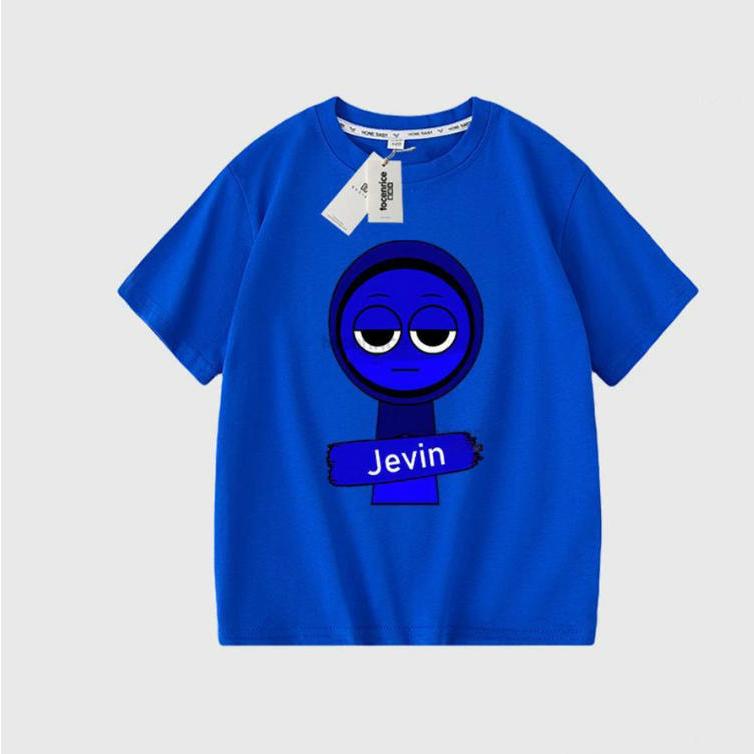 スプランキー Sprunki 子供服 半袖Tシャツ 男の子 女の子 子ども服 小学生 誕生日用品 家族服ー 感謝祭の日 子供へのギフト スマスギフトトップス |  | 07