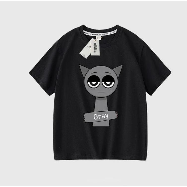 スプランキー Sprunki 子供服 半袖Tシャツ 男の子 女の子 子ども服 小学生 誕生日用品 家族服ー 感謝祭の日 子供へのギフト スマスギフトトップス |  | 08