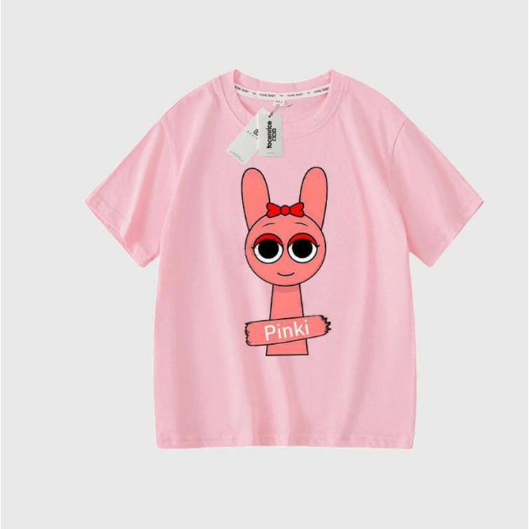 スプランキー Sprunki 子供服 半袖Tシャツ 男の子 女の子 子ども服 小学生 誕生日用品 家族服ー 感謝祭の日 子供へのギフト スマスギフトトップス |  | 09