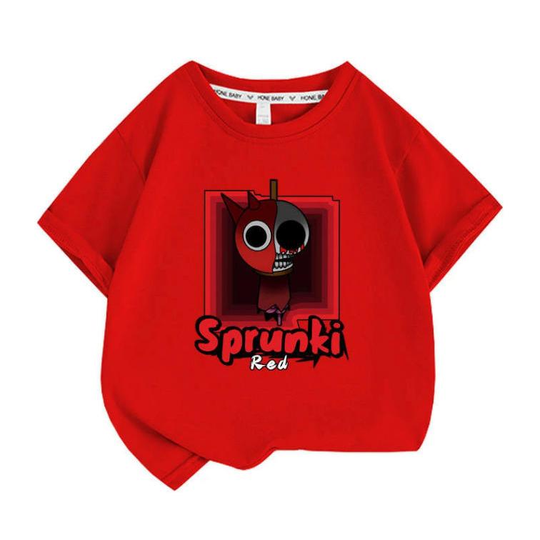スプランキー Sprunki 子供服 半袖Tシャツ 男の子 女の子 子ども服 小学生 誕生日用品 家族服ー 感謝祭の日 子供へのギフト スマスギフトトップス |  | 01
