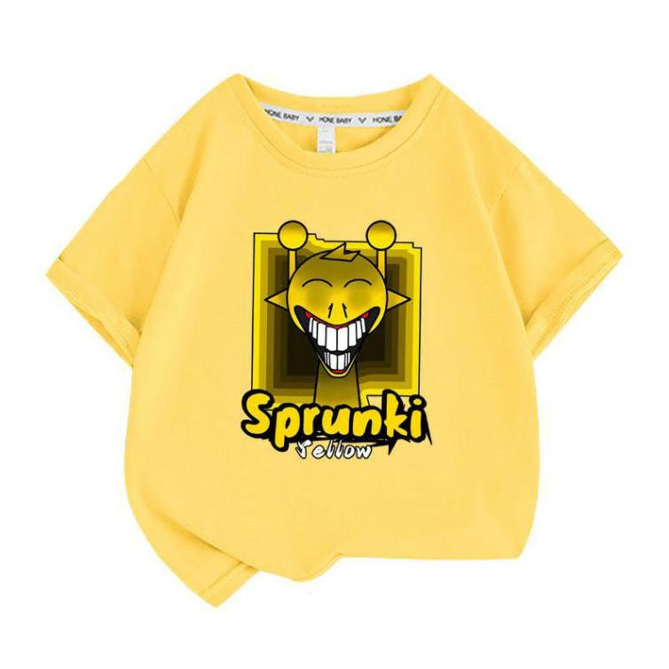 スプランキー Sprunki 子供服 半袖Tシャツ 男の子 女の子 子ども服 小学生 誕生日用品 家族服ー 感謝祭の日 子供へのギフト スマスギフトトップス |  | 05