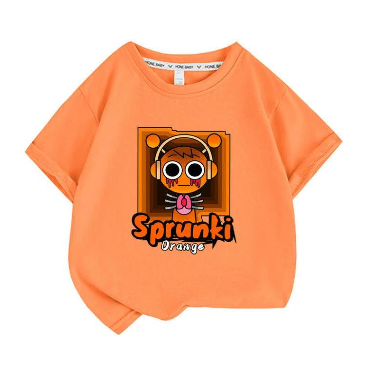 スプランキー Sprunki 子供服 半袖Tシャツ 男の子 女の子 子ども服 小学生 誕生日用品 家族服ー 感謝祭の日 子供へのギフト スマスギフトトップス |  | 07