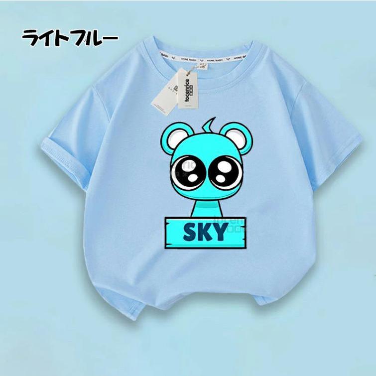 スプランキー Sprunki 子供服 半袖Tシャツ 男の子 女の子 子ども服 小学生 誕生日用品 家族服ー 感謝祭の日 子供へのギフト スマスギフトトップス |  | 02