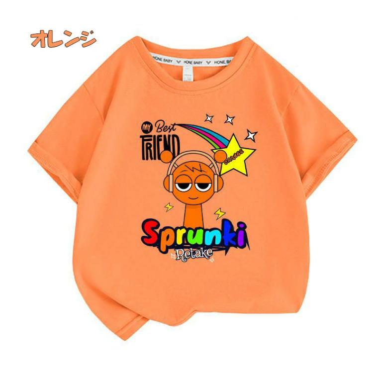 スプランキー Sprunki incredibox 子供服 半袖Tシャツ 通気性 男の女子 子ども服 小学生 誕生日用品 家族服ー 感謝祭の日 子供へのギフト スマスギフトトップス |  | 02