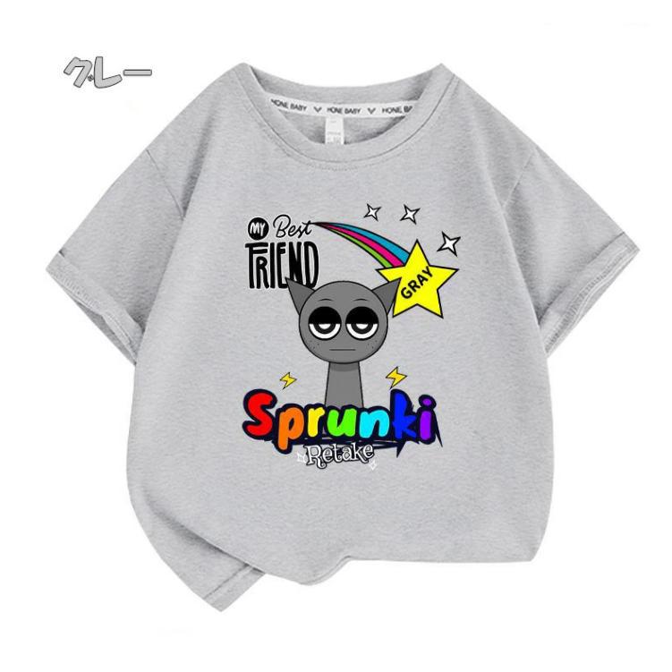 スプランキー Sprunki incredibox 子供服 半袖Tシャツ 通気性 男の女子 子ども服 小学生 誕生日用品 家族服ー 感謝祭の日 子供へのギフト スマスギフトトップス |  | 04