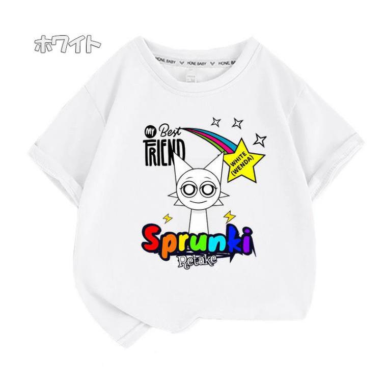 スプランキー Sprunki incredibox 子供服 半袖Tシャツ 通気性 男の女子 子ども服 小学生 誕生日用品 家族服ー 感謝祭の日 子供へのギフト スマスギフトトップス |  | 06