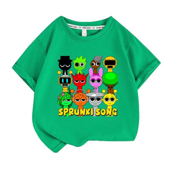 スプランキー Sprunki incredibox 子供服 半袖Tシャツ 通気性 男の女子 子ども服 小学生 誕生日用品 家族服ー 感謝祭の日 子供へのギフト スマスギフトトップス |  | 01