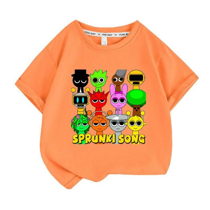 スプランキー Sprunki incredibox 子供服 半袖Tシャツ 通気性 男の女子 子ども服 小学生 誕生日用品 家族服ー 感謝祭の日 子供へのギフト スマスギフトトップス |  | 02