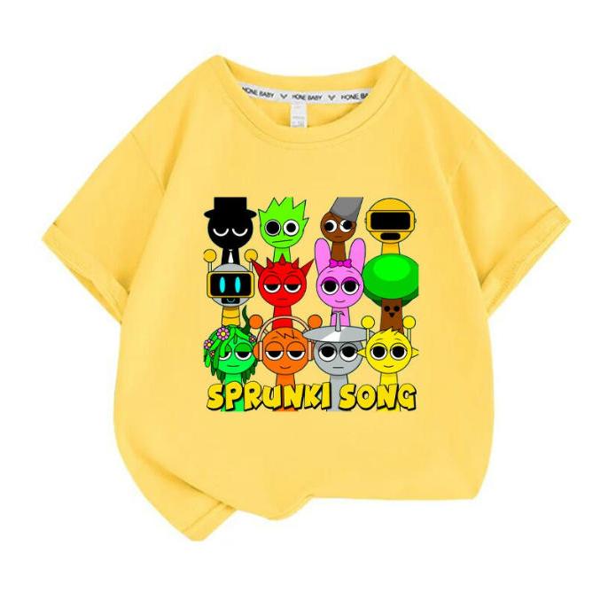 スプランキー Sprunki incredibox 子供服 半袖Tシャツ 通気性 男の女子 子ども服 小学生 誕生日用品 家族服ー 感謝祭の日 子供へのギフト スマスギフトトップス |  | 08