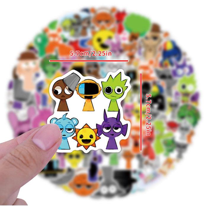 スプランキー ステッカー 110枚入 防水シール sprunki Q版 アニメ キャラクター 周辺 萌えグッズ 手帳 シール 装飾品 かわいい 漫画 DIYステッカー 人気 |  | 01